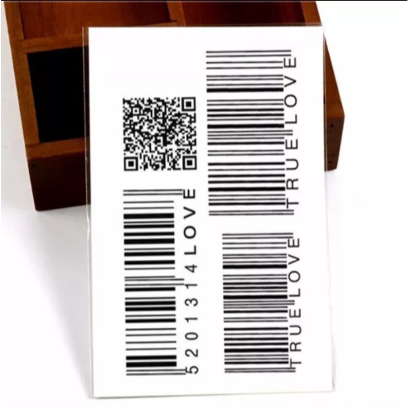 Tato Temporary barcode Stiker Taty HC &amp; RC