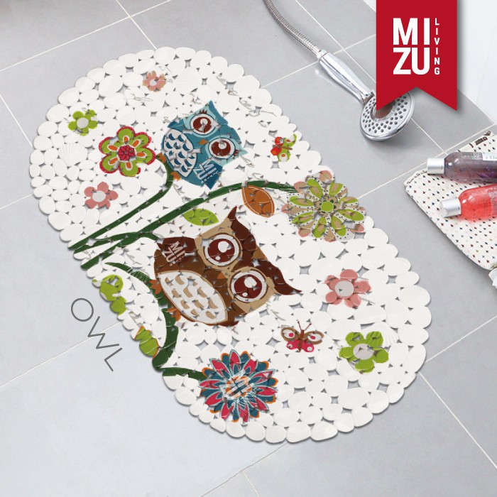 ARTISTIC Shower Bath Mat Keset Mandi PVC Penghisap Anti Slip Suction Cup 35x70cm-7