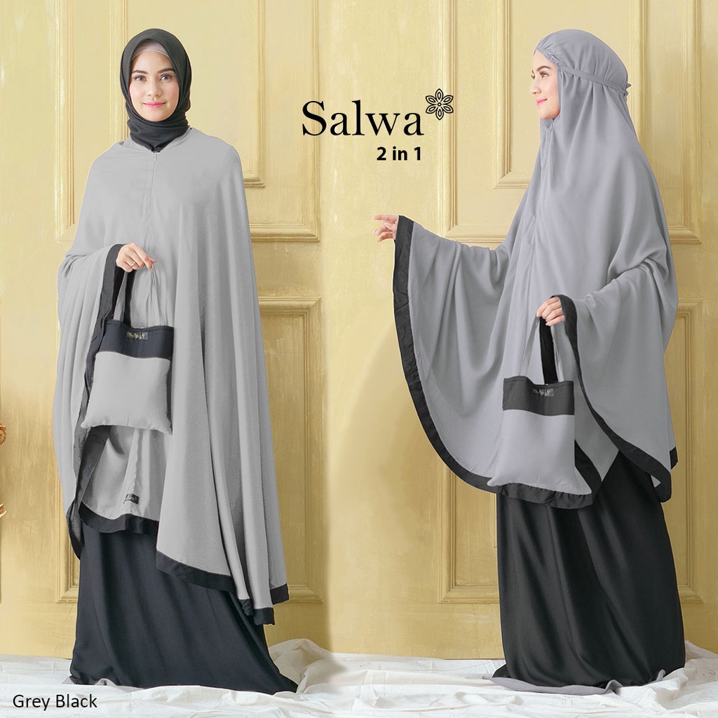 Mukena Salwa Polos                                 Mukenah Terbaru Bali Dewasa Jumbo Murah Rayon