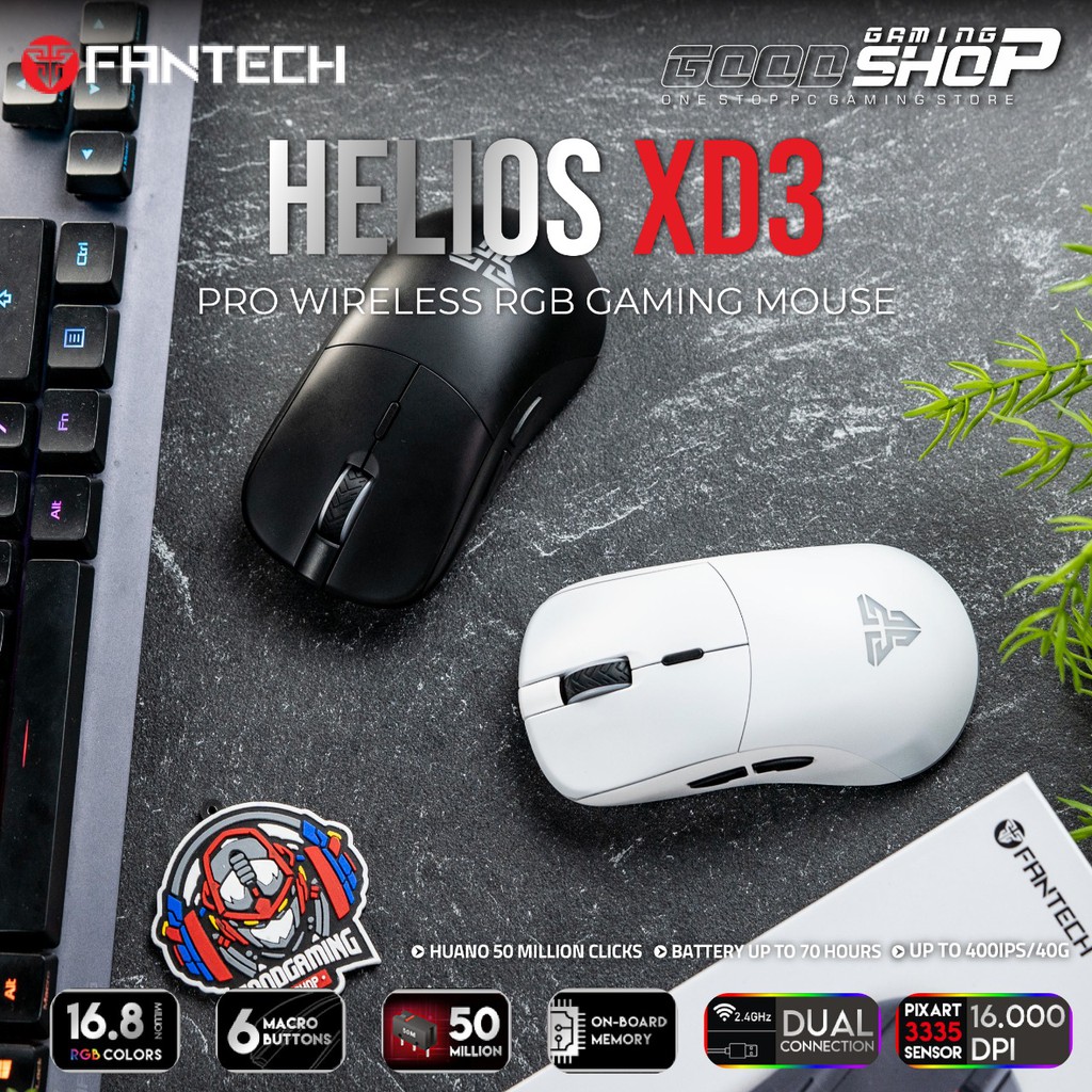 Fantech Helios XD3 Pro Wireless - Gaming Mouse