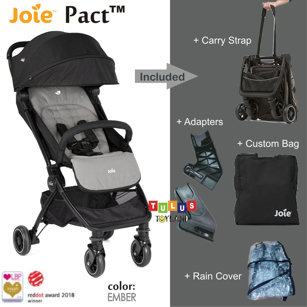 Joie Meet Pact Single Stroller Travel Pack kereta dorong anak traveling ringan