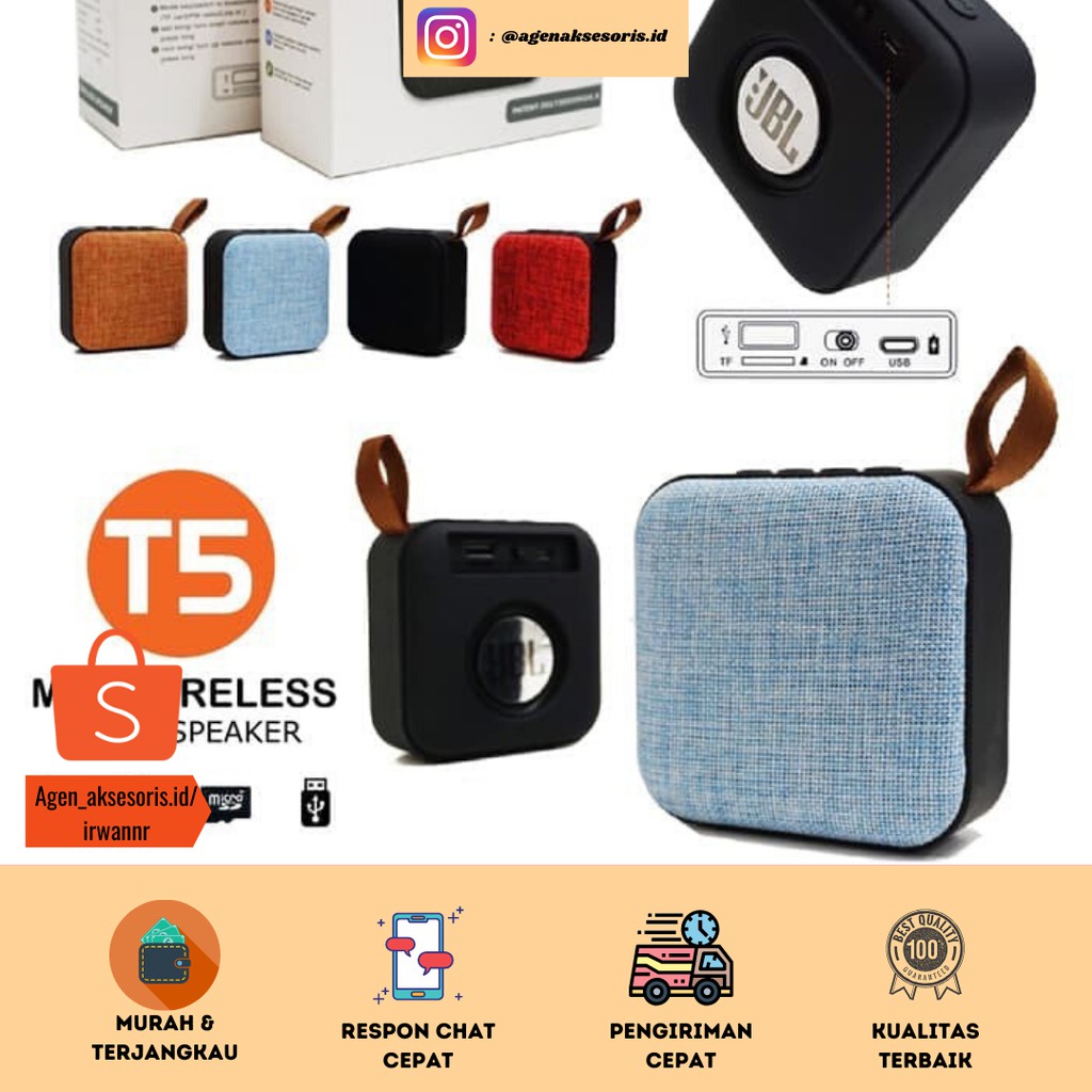 Speaker JBL T5 Bluetooth Box Music