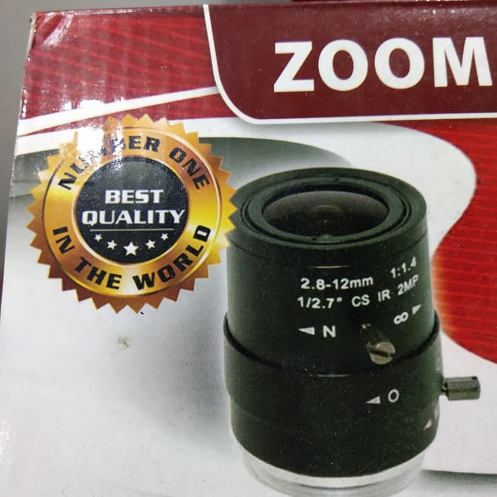 CCTV ZOOM INDOOR AHD LENSA 2,8MM -12MM 1080P 75 zm 233