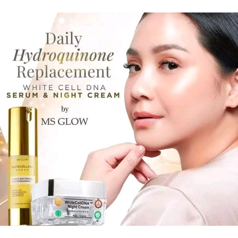 serum whitecell dna ms glow/night white cell dna ms glow/paket white cell dna