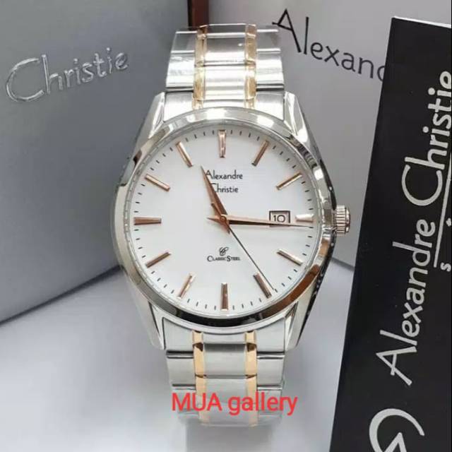 Alexandre Christie 8554 original jam tangan pria