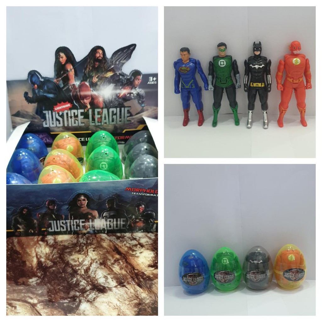 SURPRISE EGG MAINAN TELUR SURPRISE MURAH (JUSTICE  LEAGUE)