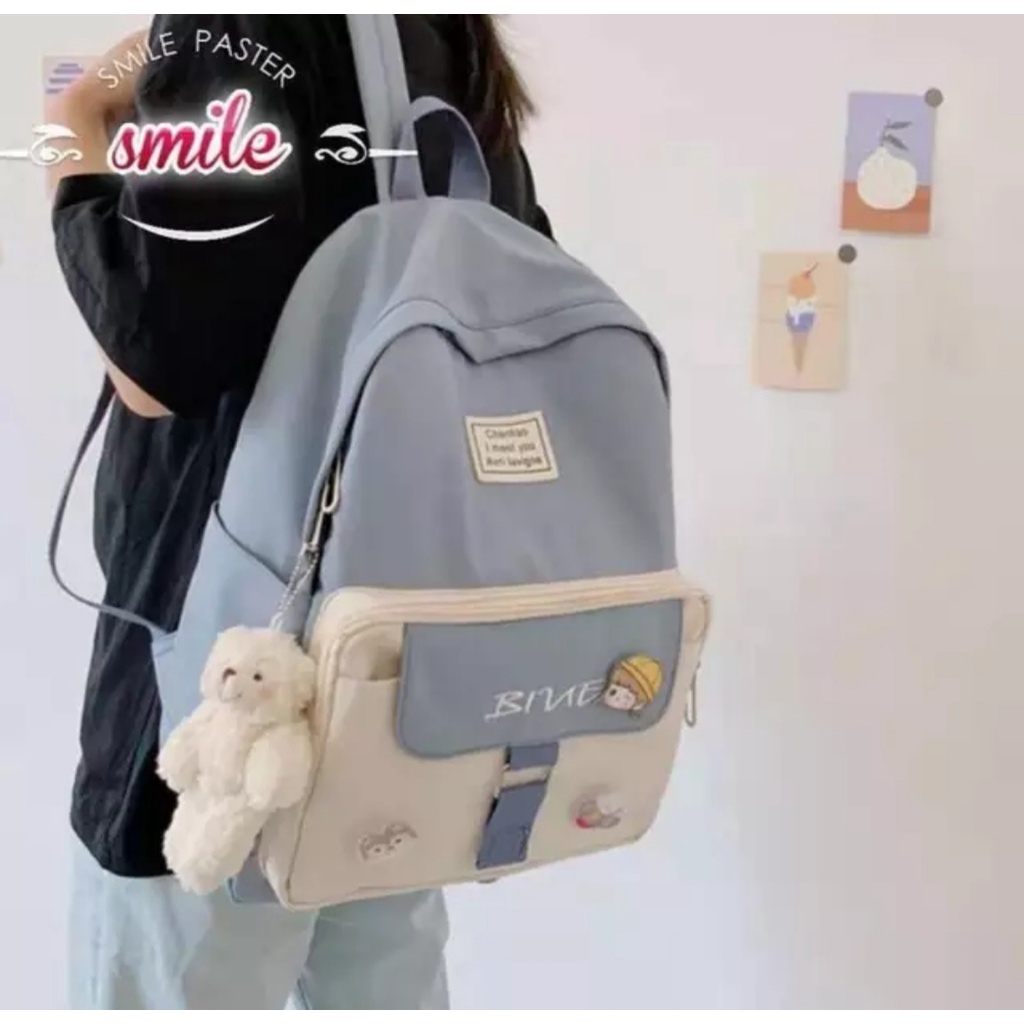 marysa bag - Tas ransel anak sekolah promosi termurah 2022 / TK SD PAUD NGAJi Tas BONEKA GREE