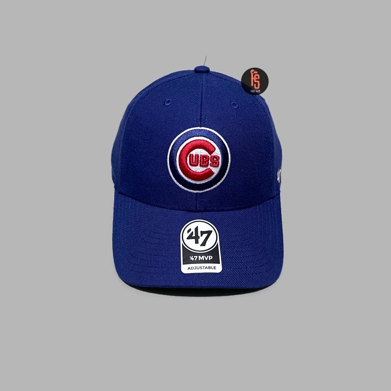 TOPI ORIGINAL 47 MVP LOGO CHICAGO CUBS BLUE