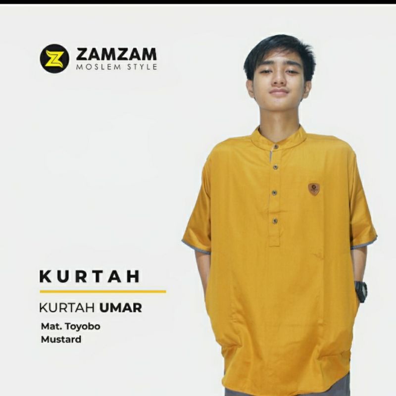 Kurtah Umar Kurta dewasa Toyobo lengan pendek