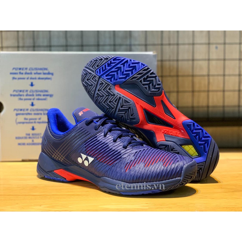 Sepatu Tenis Tennis Yonex Sonicage 2 Wide Navy Original