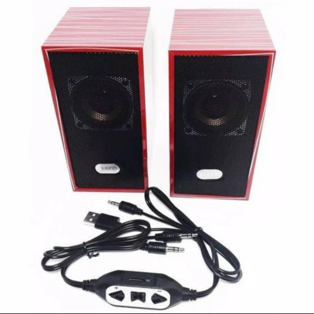 Speaker Hp // Speaker Laptop // Speaker Komputer  Fleco F-017 // F-029 // F-233B Colok USB