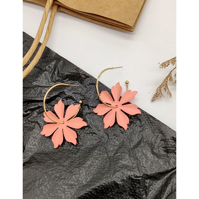 LRC Anting Tusuk Fashion Flower Earrings F67902