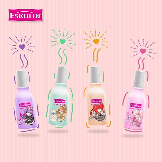 ESKULIN SPRAY COLOGNE 110 ML / Midnight Dream, Cheerful Swing, Spring Melody