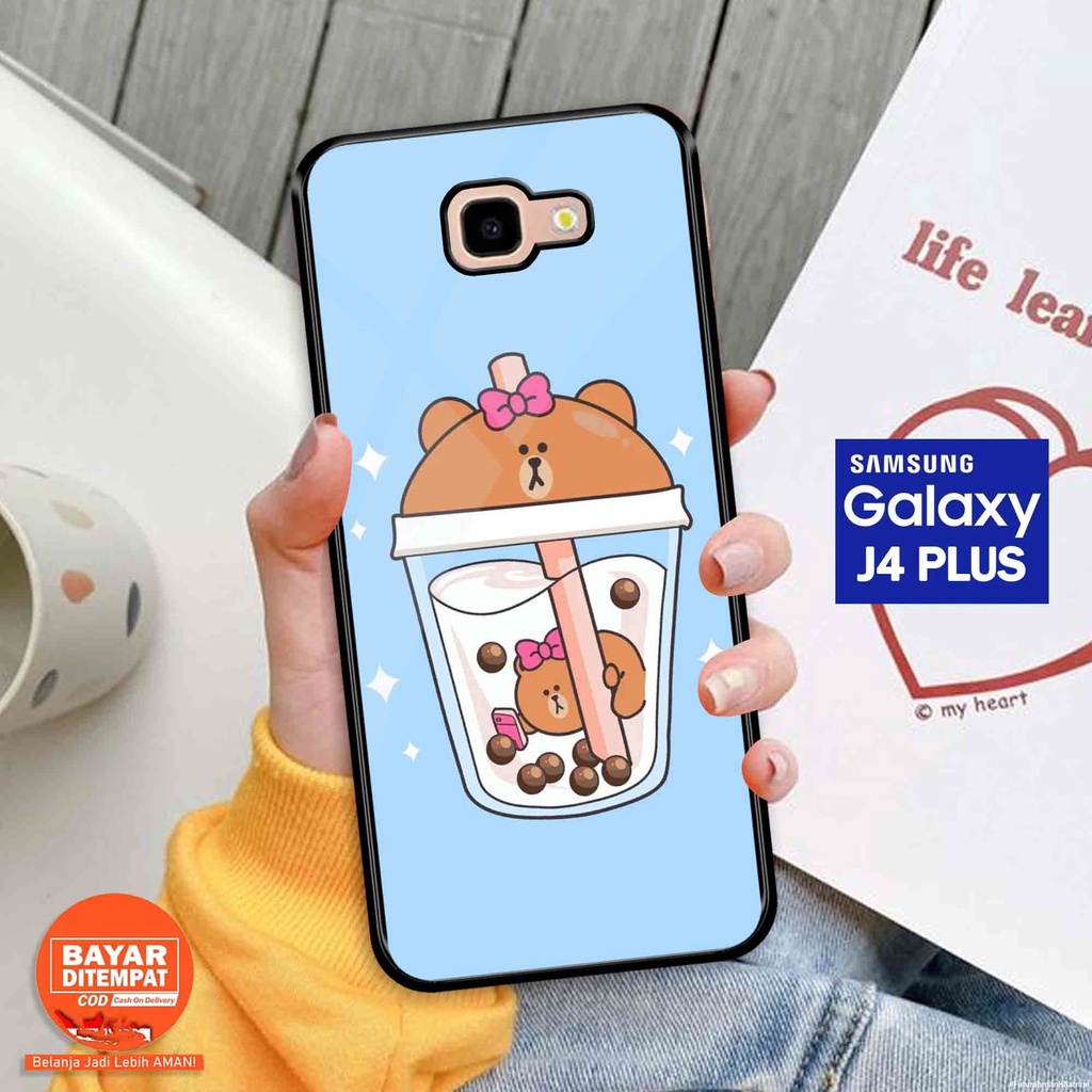 Case Samsung J4 Plus [ Fold 7 ] - Hardcase Samsung J4 Plus  - Softcase Samsung J4 Plus - Cassing Ele