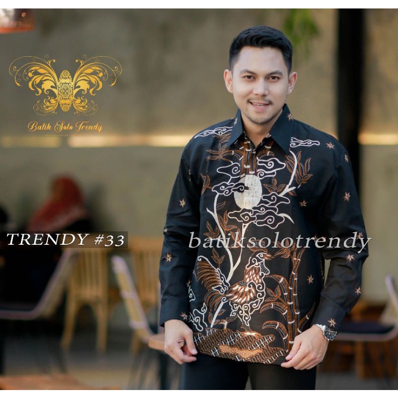 TRENDY 57 KEMEJA PANJANG BATIK KAIN HALUS MURAH