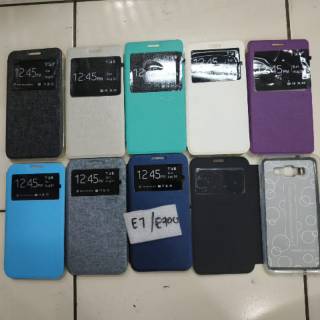 Flip case Samsung E7 E700 flipcase book cover sarung buku