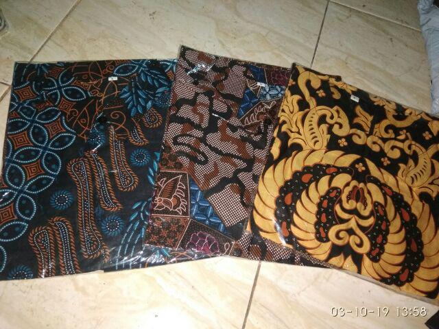 Atasan Batik Dolby Dolbi Dobby Doby Tenun Sutra Tulis Halus Katun Atbm Baron ,sarombit Atasan