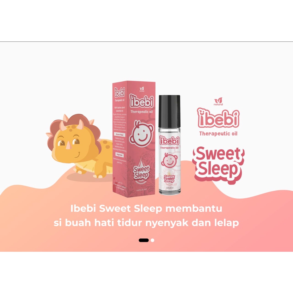 Ibebi Natural Therapeutic Essential Oil Cough &amp; Flu / Sweet Sleep / Essential Oil Baby Roll On / Herbal Bayi / Obat Flu Bayi / Obat Batuk Pilek Arevyonlineshop