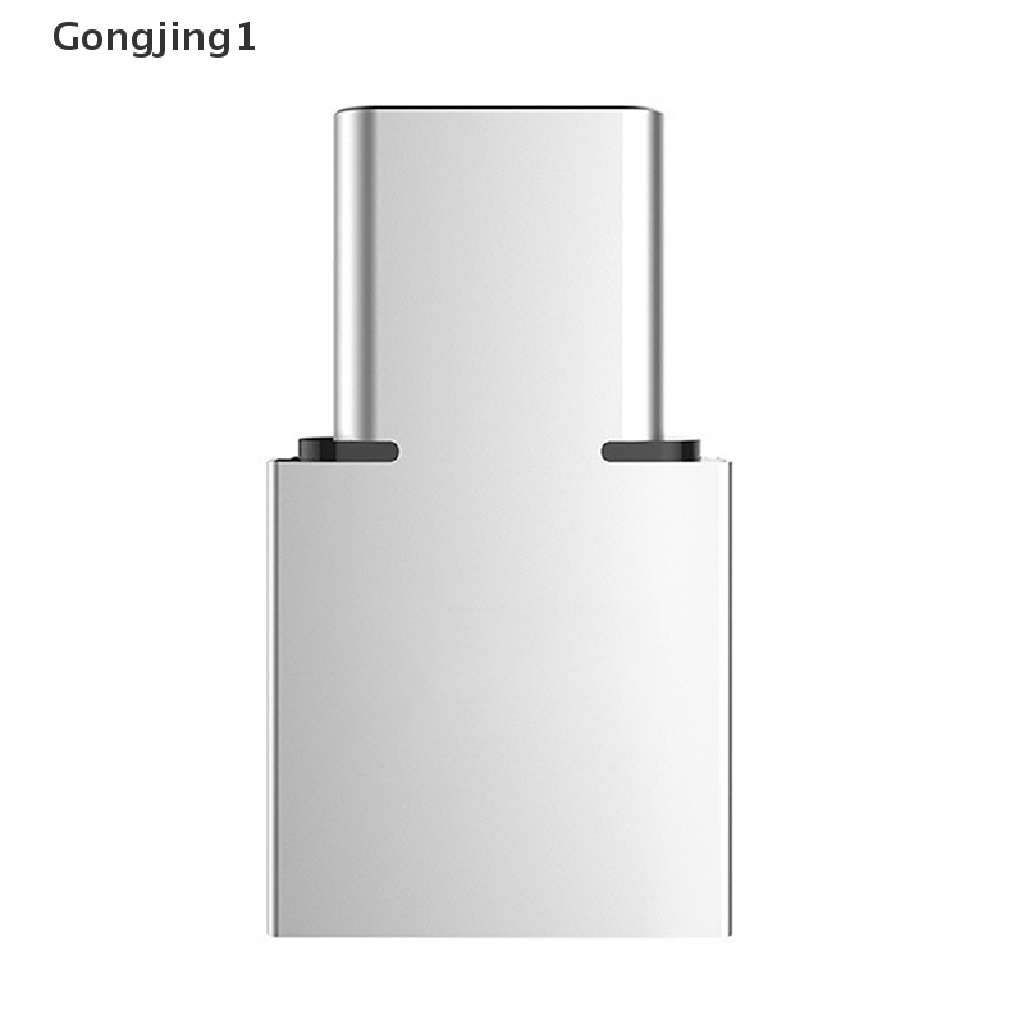 Gongjing1 Adapter Konverter OTG USB-C 3.1 Tipe C Male Ke USB Female Untuk U Disk