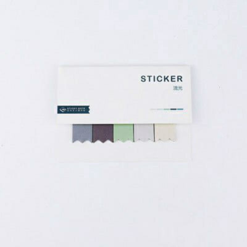 

100 pcs/ Memo Pad Sticky Notes Gradasi