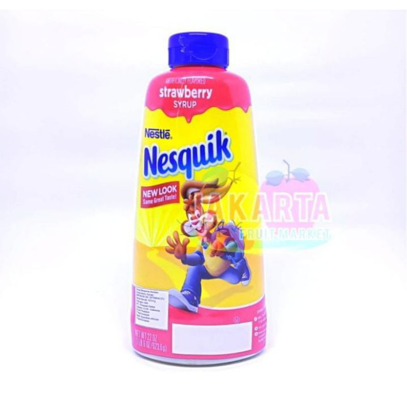 

STRAWBERRY SYRUP NESTLE NESQUIK 623G