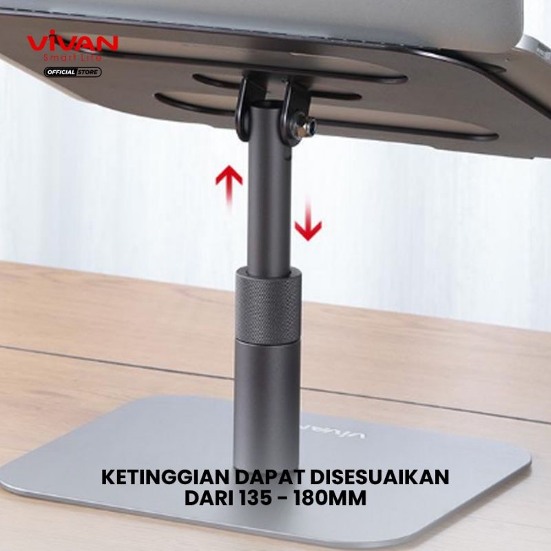 Vivan VLS03 Alluminium Alloy Liftable and Foldable Laptop Cooling Stand