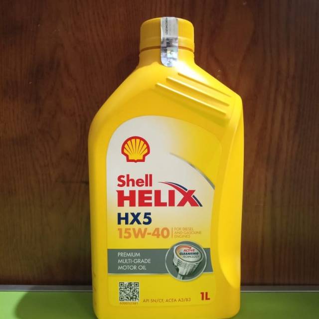 Oli Shell Helix HX5 15W-40 1Lt 4T Oli Mesin Shell Helix 1 liter