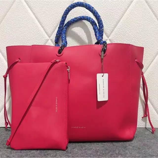 Tas cnk large tote bag with pouch