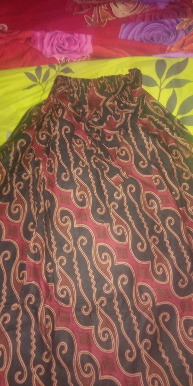 Rok Klok Jumbo Payung Panjang Batik