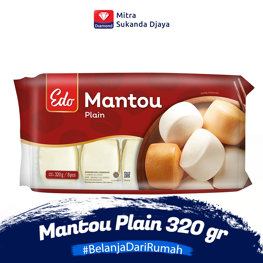 

EDO Mantou Plain 320gr