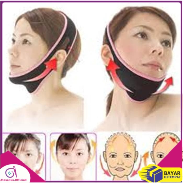 AT wajah slimming face penirus wajah penirus pipi sabuk penirus wajah vshape penirus wajah