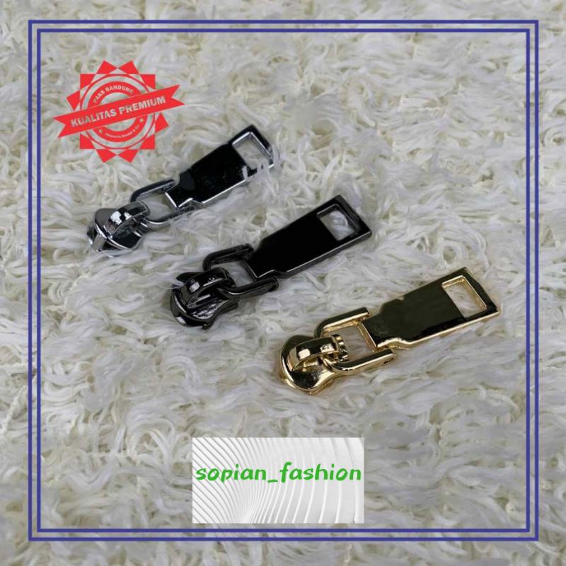 0Kepala Resleting Gigi logam Tebal No 5 Code 1008 (PREMIUM IMPORT)