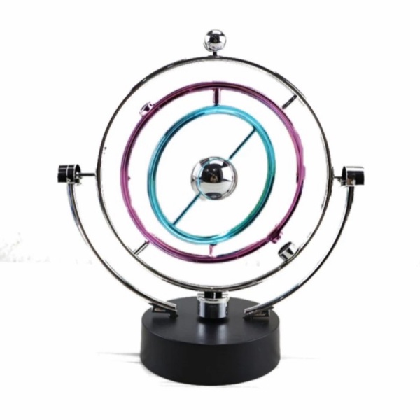 

Pajangan Newton Pendulum Baterai Orbital Magnetic Balance Ilmu Fisika - Warna Warni Limited