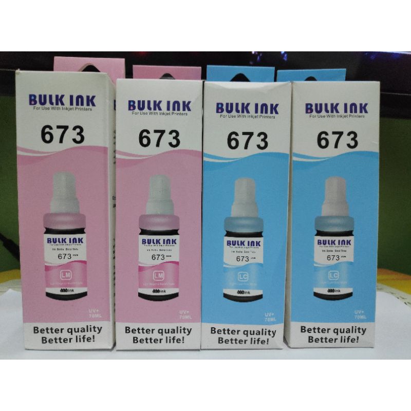 TINTA EPSON 673 BULK INK LIGHT CYAN LIGHT MAGENTA