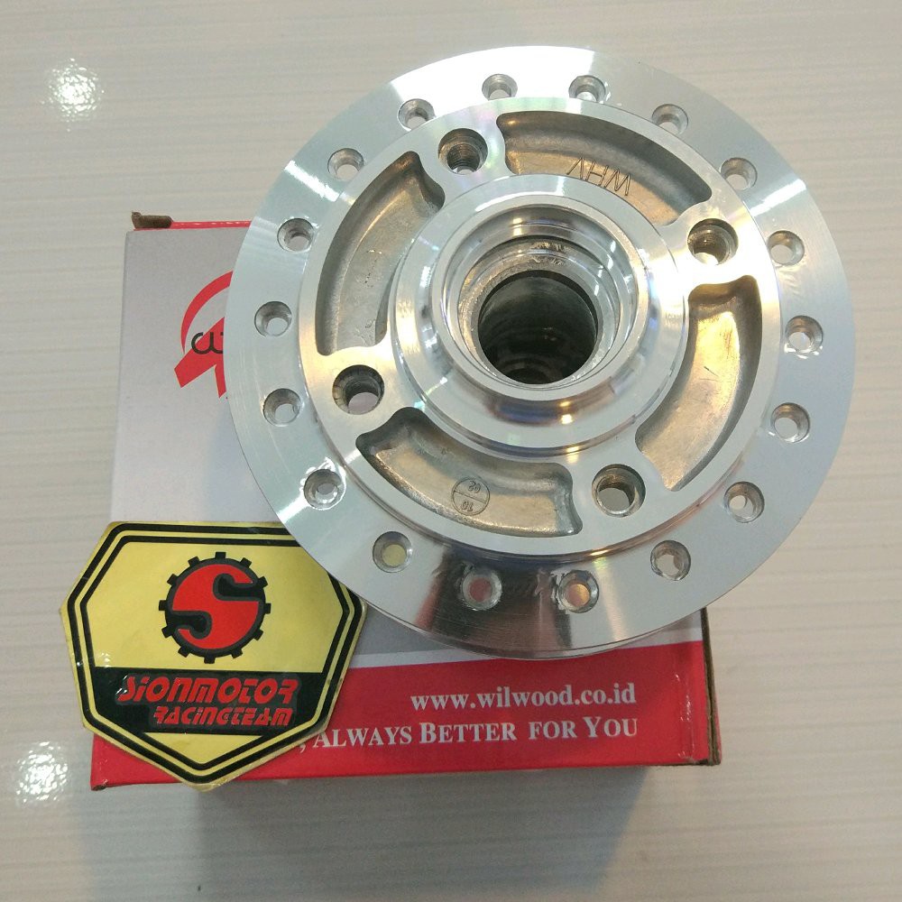 Tromol Depan Supra X 125 RR Cakram Chrome Wilwood