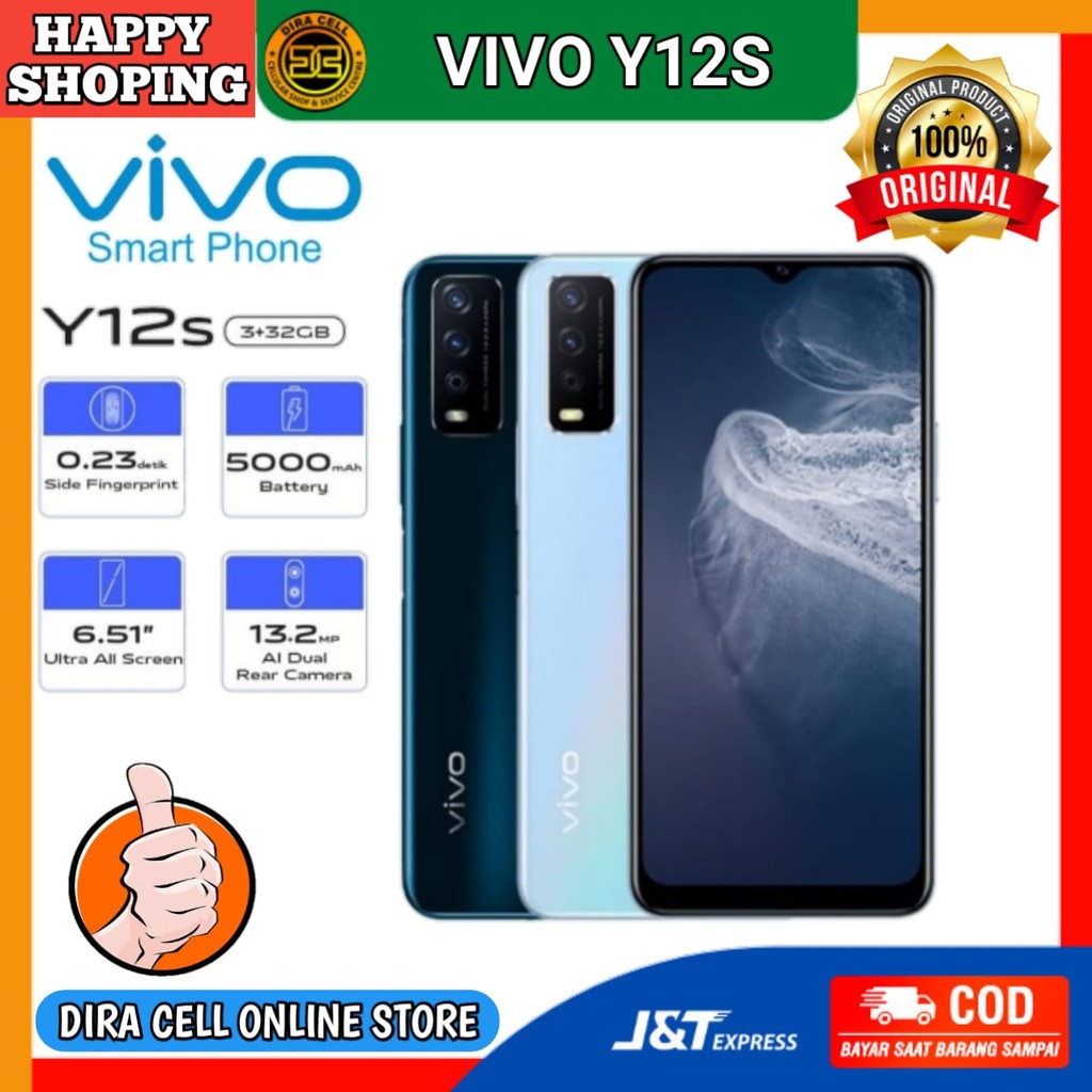 HP VIVO MURAH VIVO Y12S 3GB 32GB HANDPHONE TERBARU ANDROID VIVO GARANSI RESMI 1 TAHUN INDONESIA
