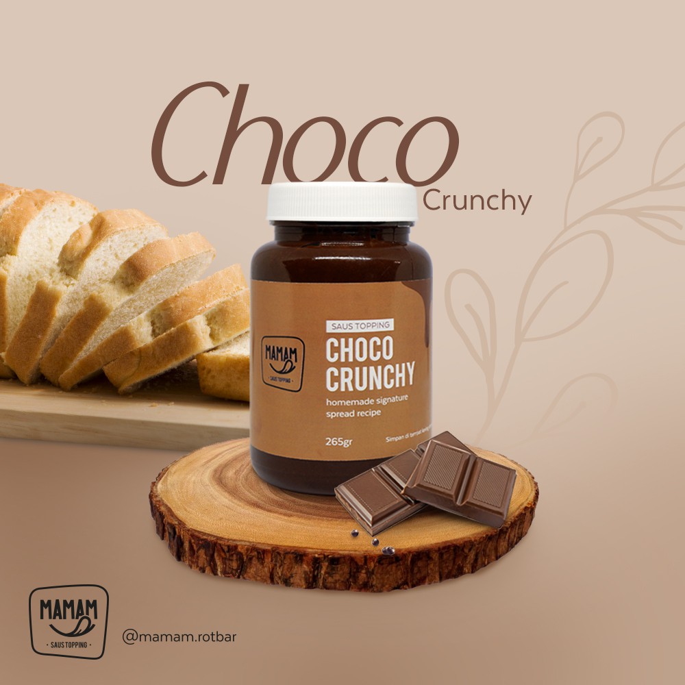 

mamam saus topping - choco crunchy (selai/topping/olesan)