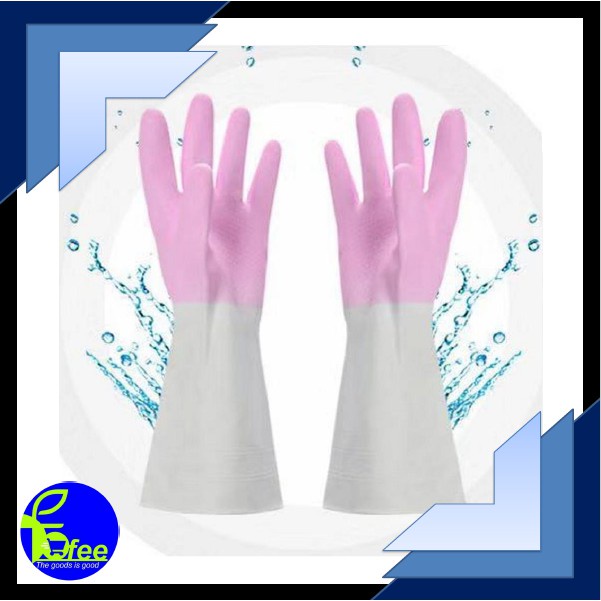 [IMPORT] - Sarung Tangan Karet Cuci Piring Anti Air Rubber Glove Murah