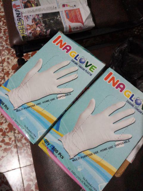 Sarung Tangan Plastik Isi 100