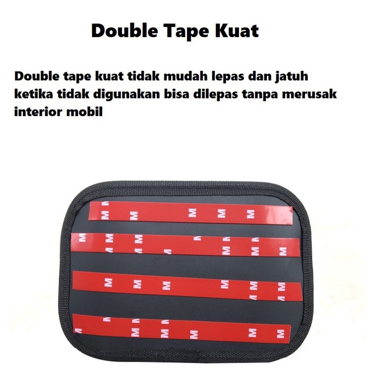 Tempat Tempel penyimpanan dashboard  mobil Kantung Tas saku Pouch Aksesoris mobil