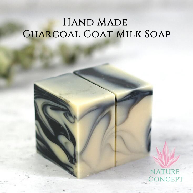 Sabun Cuci Muka Unik Bamboo Charcoal Goat Milk Soap Handmade soap