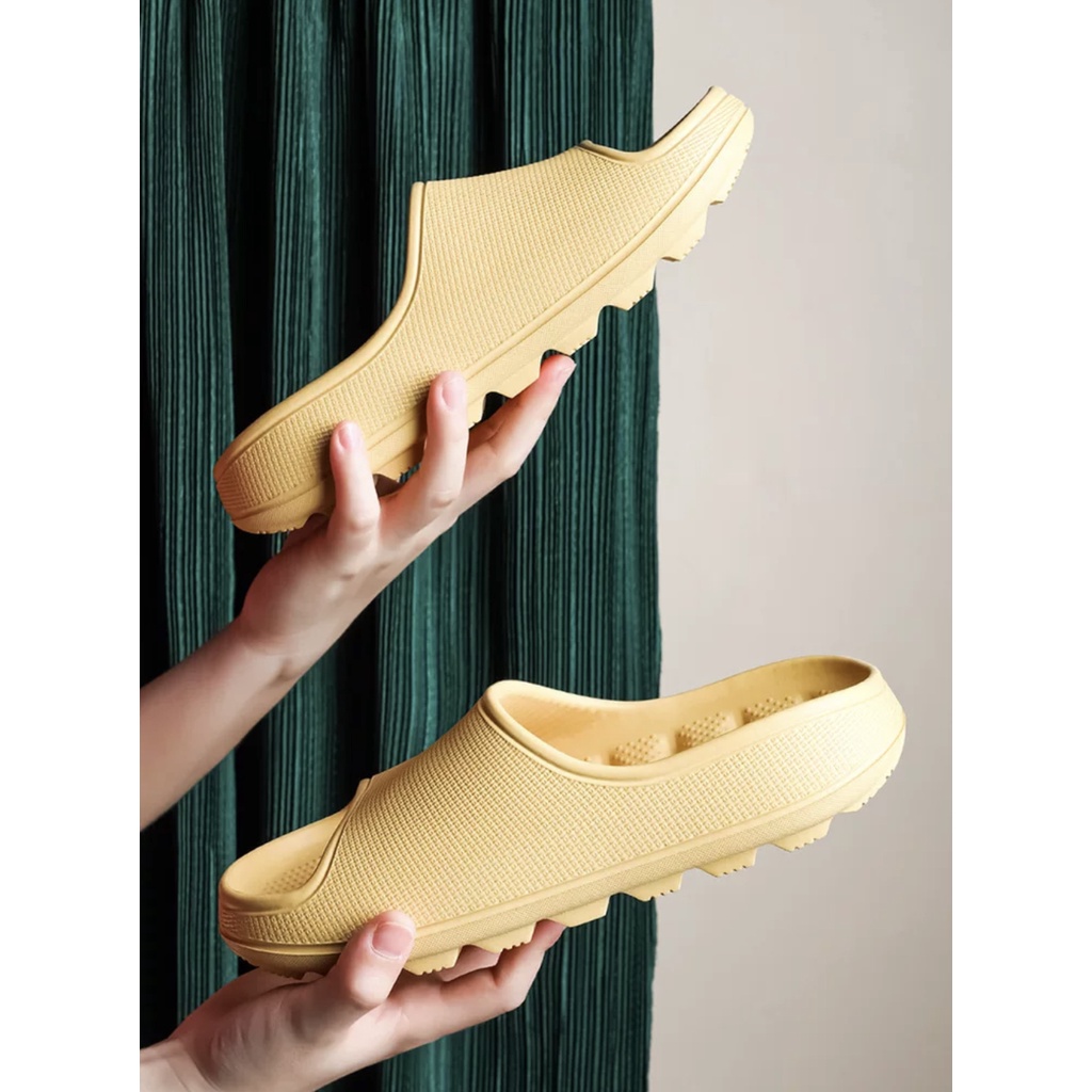 【TEC】Sandal 4.5CM HOLES EVA color indoor outdoor Rumah Kamar Mandi Anti Slip Sandal Kamar Mandi Anti Selip Tebal Cepat Kering Sandal Indoor Sandal Kolam-5