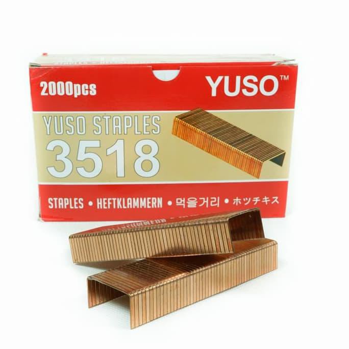 

[[BISA COD]] Isi Staples Karton Kardus 3518 YUSO Carton Besar 3518U 18mm TERLENGKAP Kode 1464