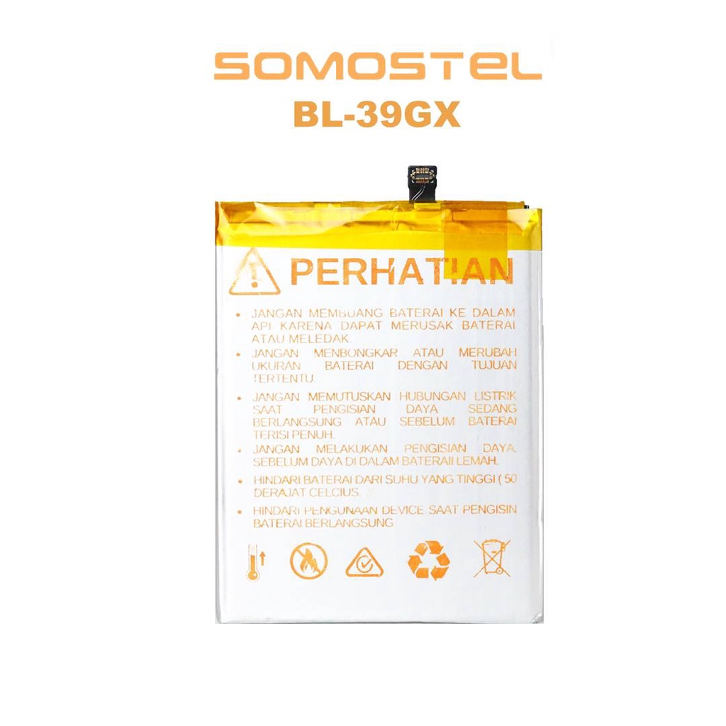 Somostel - BL-39GX Infinix Hot S3 X573 / Hot 6 Pro X608 Batre Batrai Baterai