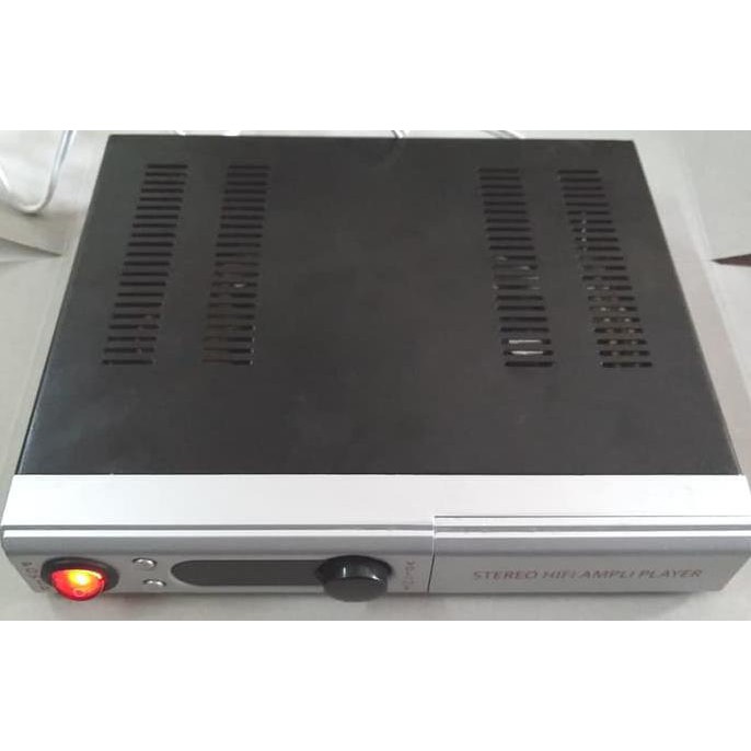 Rakitan Audio Amplifier Stereo AC 220V dengan Box Elegan