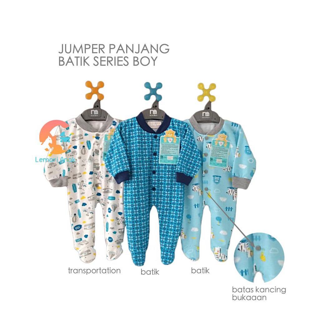 LIBBY Baju Kodok  Tutup Kaki Jumper Panjang BATIK  SERIES 