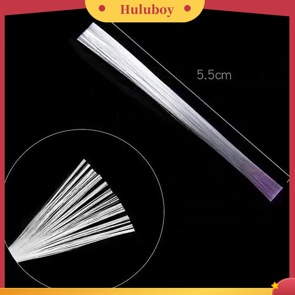 Huluboy Huluboy♡ 10pcs Kuku Extension Bahan Fiberglass Anti Retak Untuk Manicure