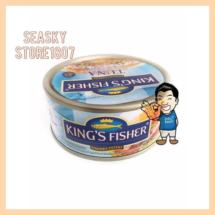 

[ KING'S FISHER TUNA IN CANNED- DAGING TUNA KALENG 170G - CHUNK IN BRINE]