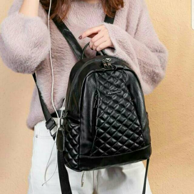 Promo Shopee 2.2 Tas ransel Wanita cbl zeklin backpack wanita multifungsi tas besar