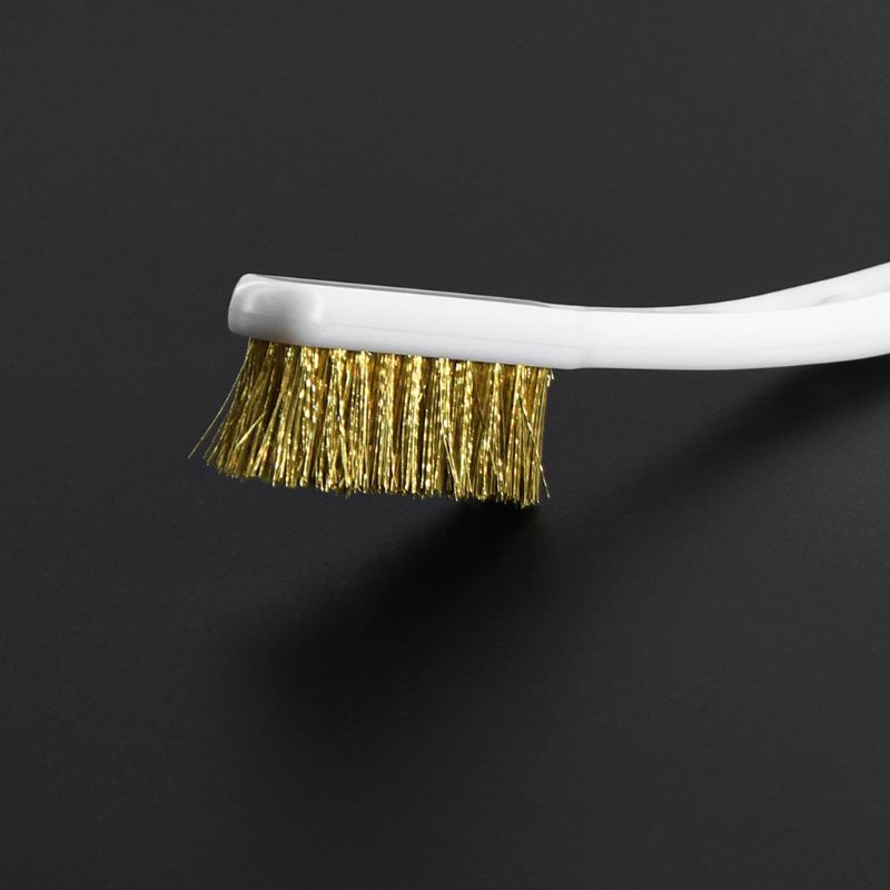 Zzz 1PC Alat Pembersih Nozzle Printer 3D Alat Pembersih Printer 3D Kawat Tembaga Sikat Gigi Hot Bed Cleaning Parts